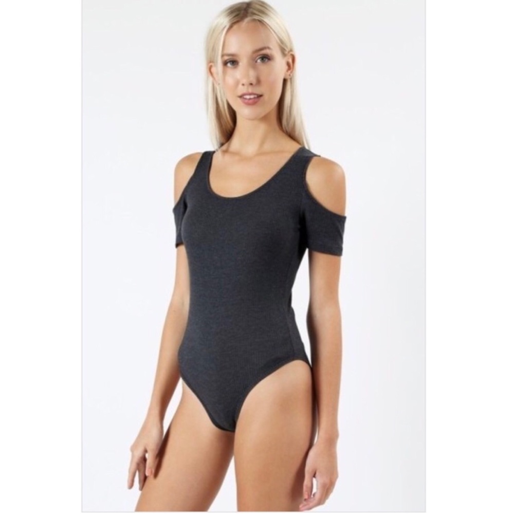 COLD-SHOULDER BODYSUIT